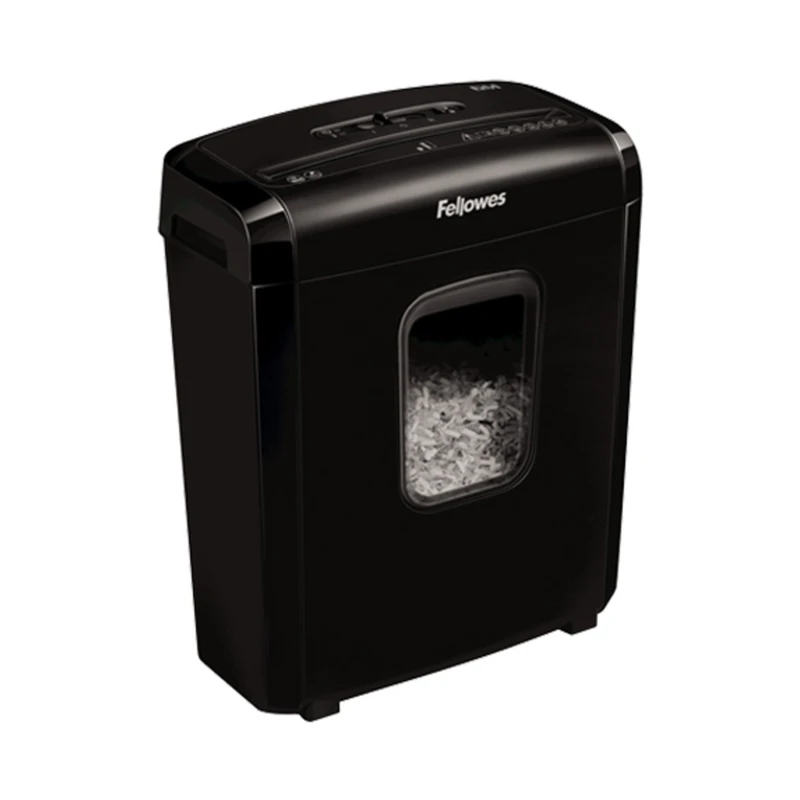 Шредер за унищожаване на документи Fellowes Powershred 6M, Micro Cut, 13 L, P-4, Mini-Cut