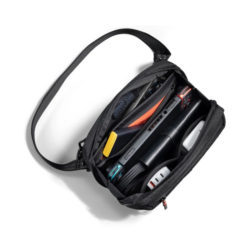 KINGSONS TRACKGUARD ЧАНТА ЗА ПРЕЗ РАМО ЧЕРНА