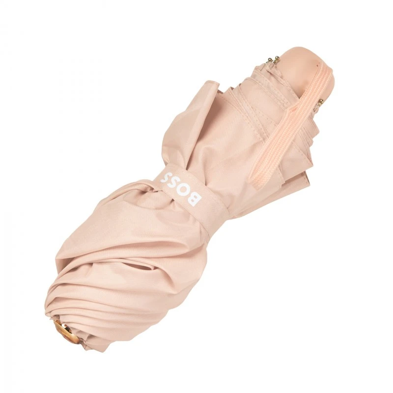 Hugo Boss Чадър Tigra Mini, бледобежов