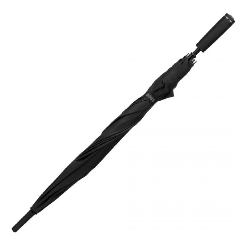 Hugo Boss Чадър Double B, черен