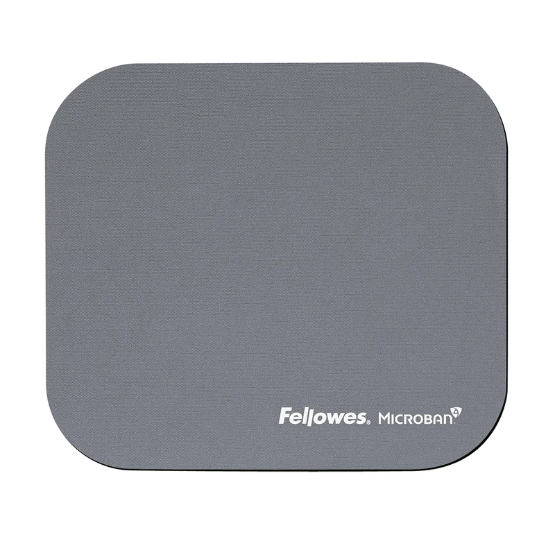 Пад за мишка Fellowes Microban, антибактериален, 2 mm, сив