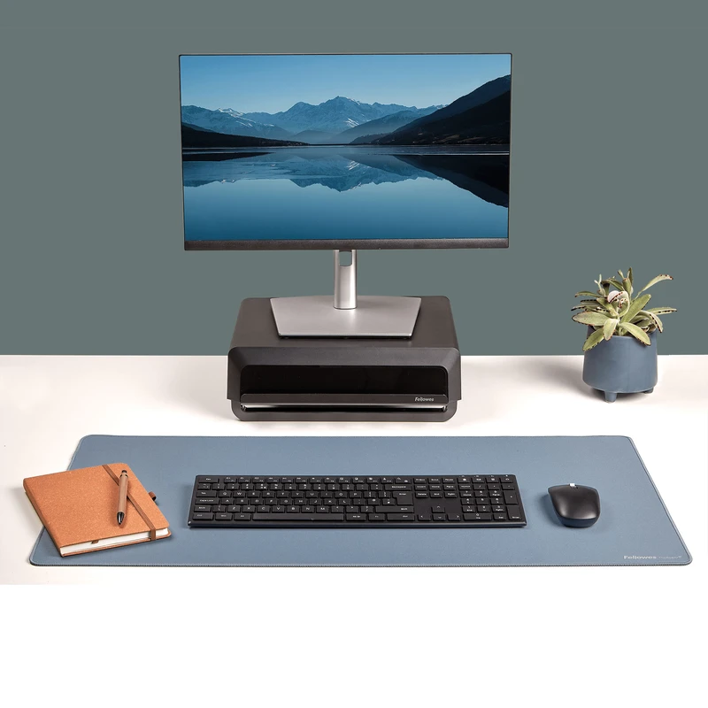 Подложка за бюро Fellowes Breyta, 80 х 40 cm, синя