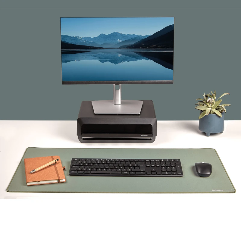 Подложка за бюро Fellowes Breyta, 80 х 40 cm, зелена