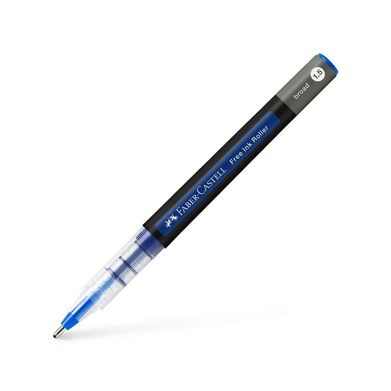 Ролер Faber-Castell Free Ink, 1.5 mm, син