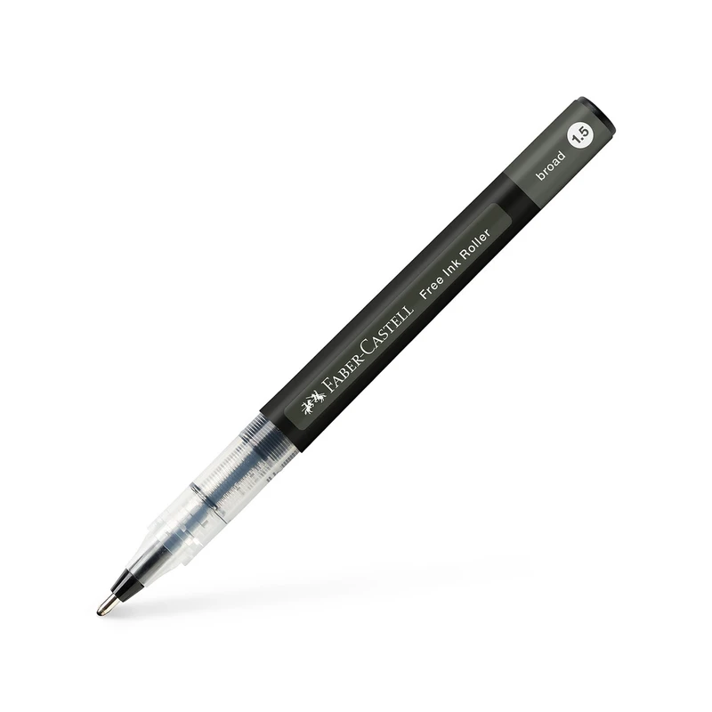 Ролер Faber-Castell Free Ink, 1.5 mm, черен