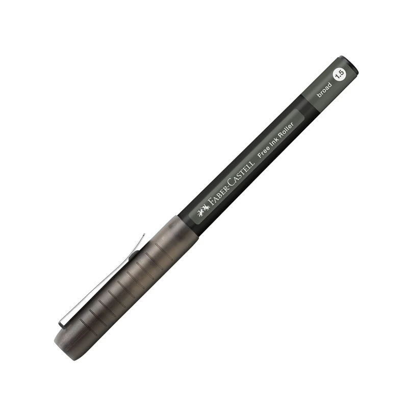 Ролер Faber-Castell Free Ink, 1.5 mm, черен