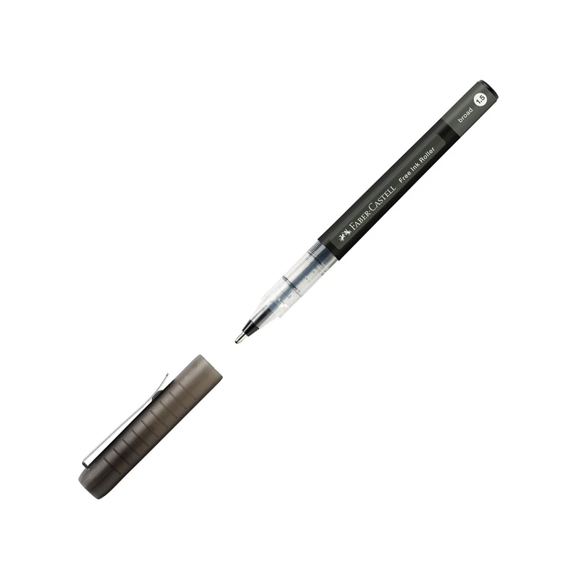 Ролер Faber-Castell Free Ink, 1.5 mm, черен