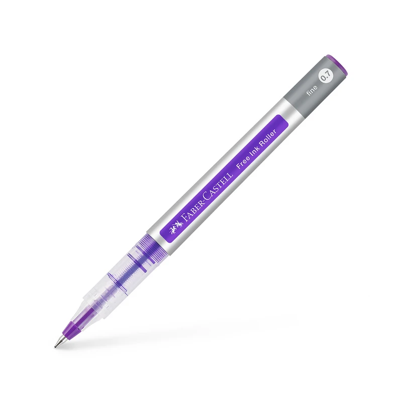 Ролер Faber-Castell Free Ink, 0.7 mm, виолетов