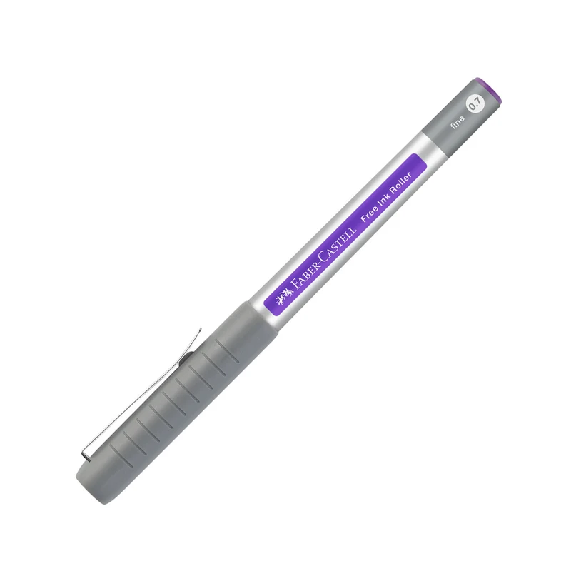 Ролер Faber-Castell Free Ink, 0.7 mm, виолетов