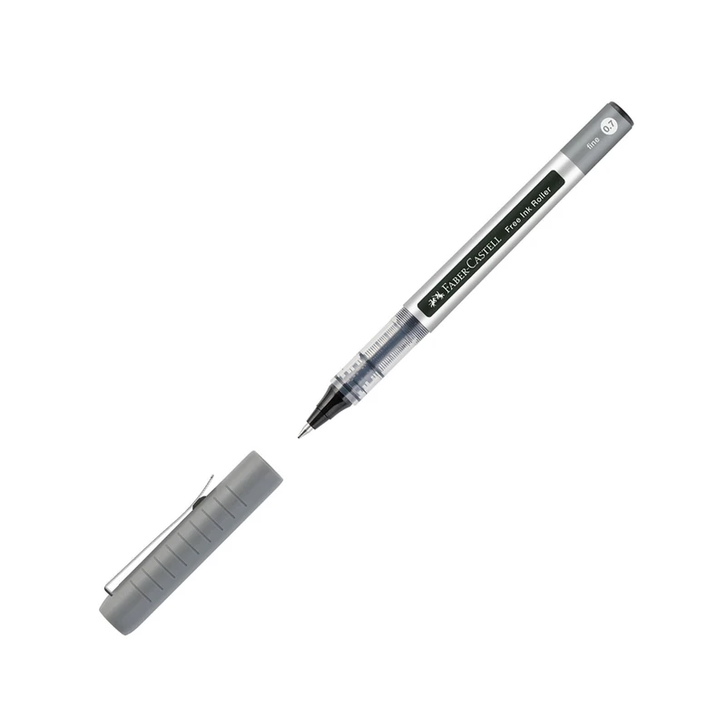 Ролер Faber-Castell Free Ink, 0.7 mm, черен