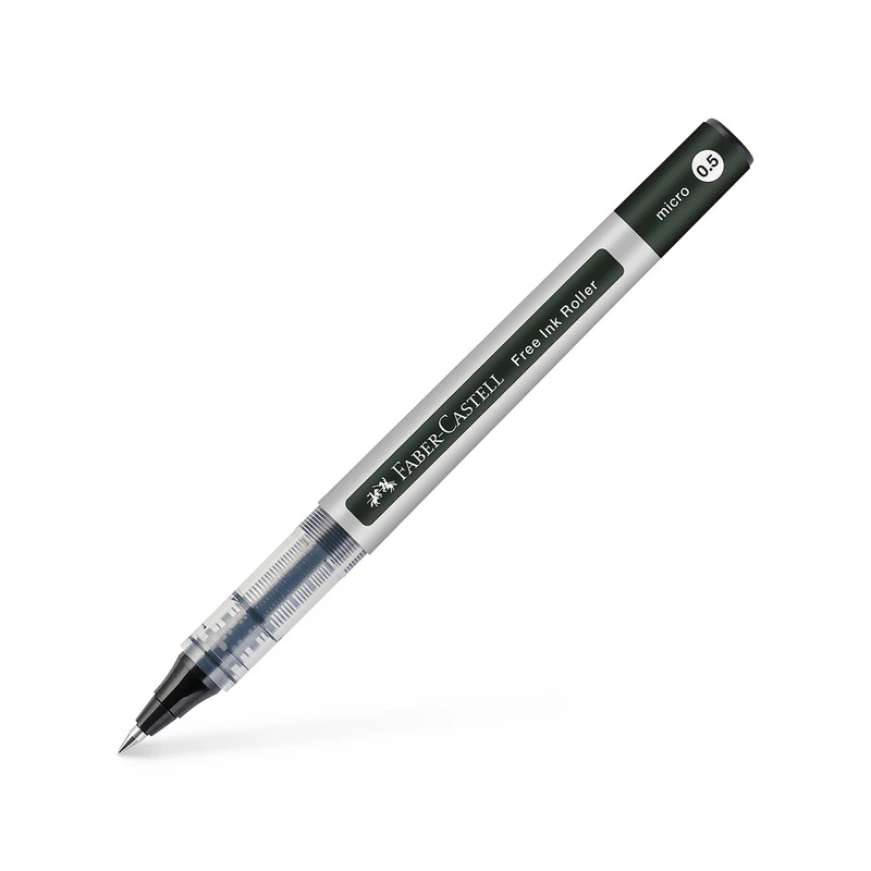 Ролер Faber-Castell Free Ink, 0.5 mm, черен