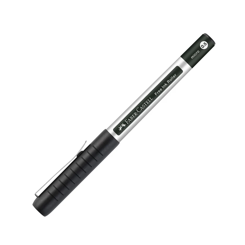 Ролер Faber-Castell Free Ink, 0.5 mm, черен
