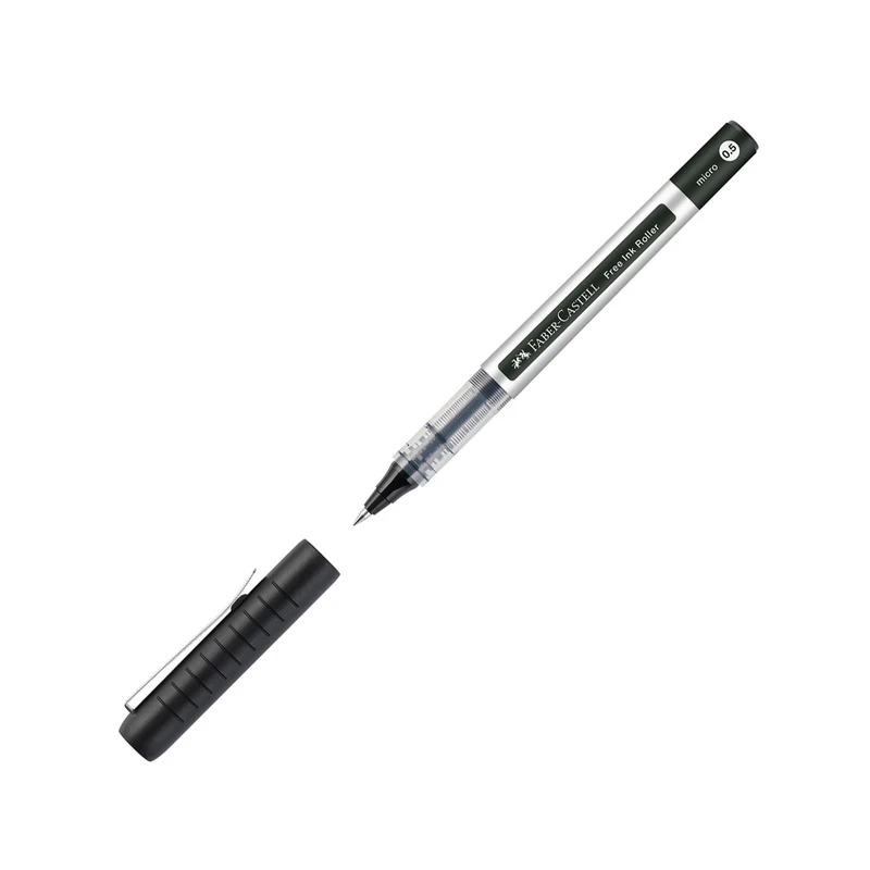 Ролер Faber-Castell Free Ink, 0.5 mm, черен