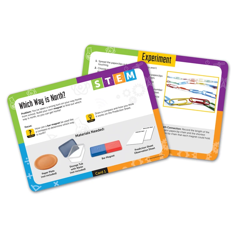 Комплект Stem Learning Resources, Магнити, 24 части