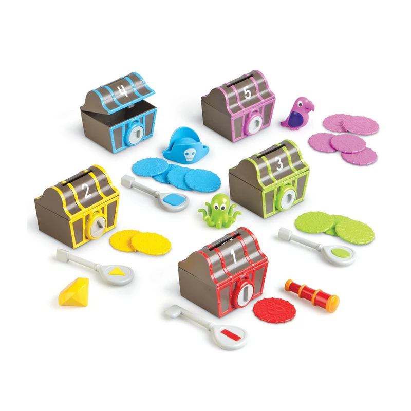 Игра пиратското съкровище Learning Resources, сортиране на цветове
