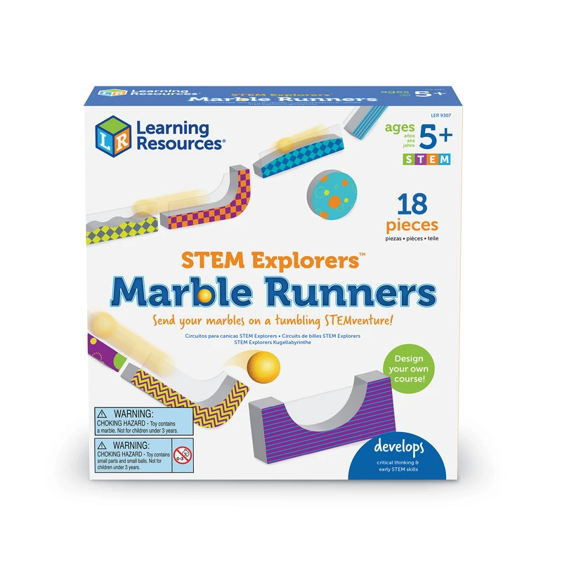 Писти с топчета Learning Resources, за стена, 18 части
