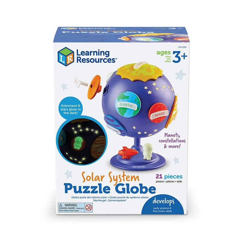 Глобус Learning Resources, пъзел Слънчева система