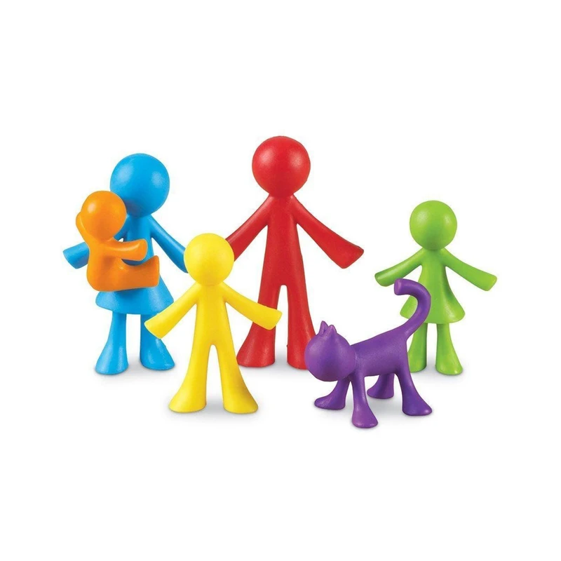 Фигури Семейство, за сортиране и броене Learning Resources, 72 броя