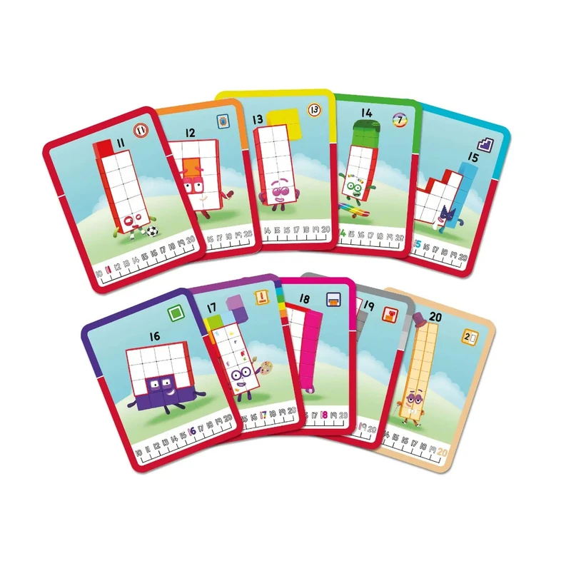 Комплект математически кубчета за сглобяване Learning Resources, от 11 до 20