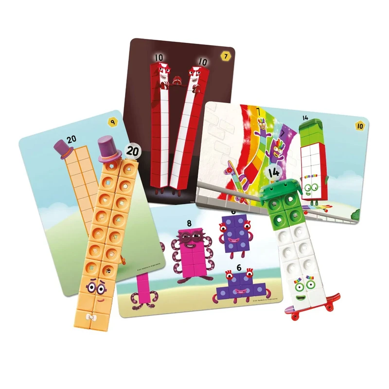 Комплект математически кубчета за сглобяване Learning Resources, от 11 до 20