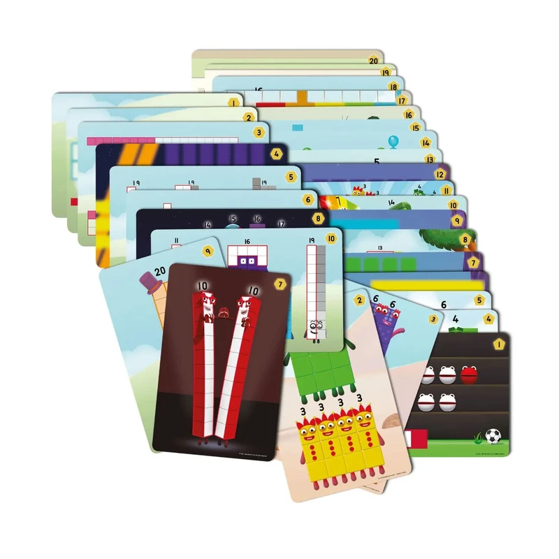 Комплект математически кубчета за сглобяване Learning Resources, от 11 до 20