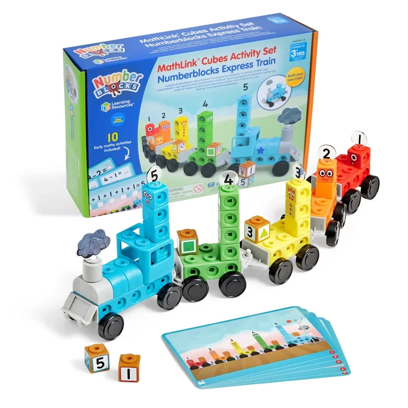 Комплект за броене Learning Resources Numberblocks, влакче