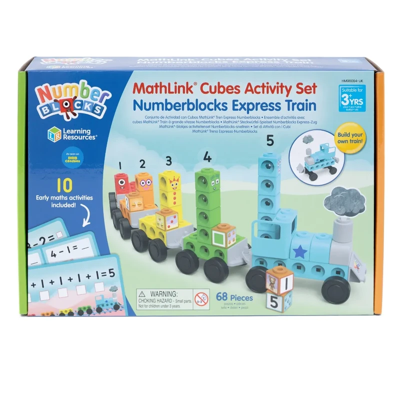 Комплект за броене Learning Resources Numberblocks, влакче