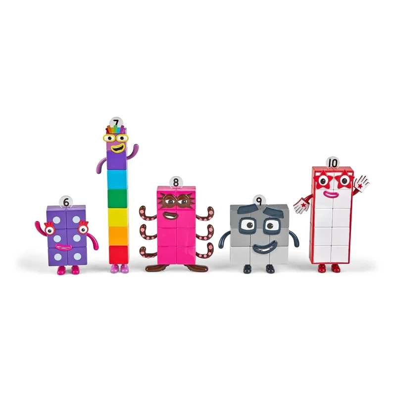 Комплект Фигури за броене Learning Resources Numberblocks, от 6 до 10