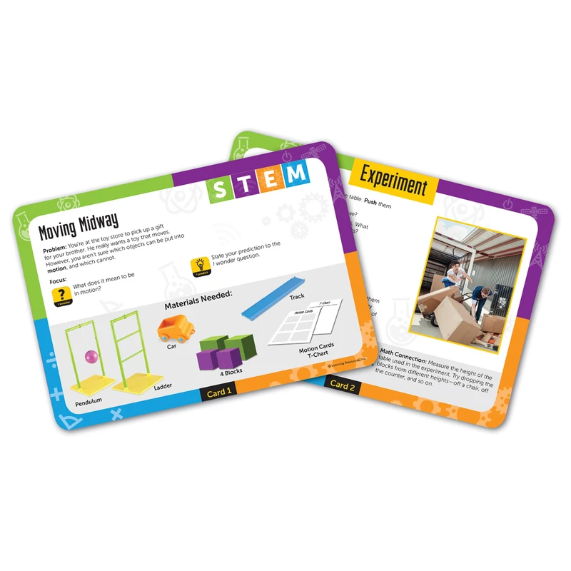 Комплект по физика Stem Learning Resources, Движение и сила, 20 части