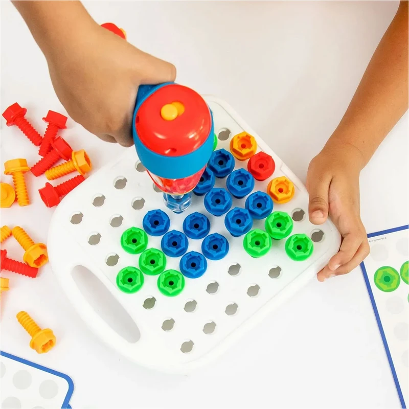 Комплект за пробиване Learning Resources, с модели и форми