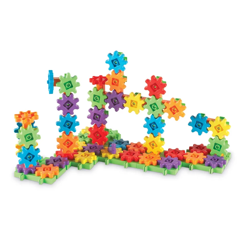 Конструктор със зъбни колела Learning Resources, 100 броя