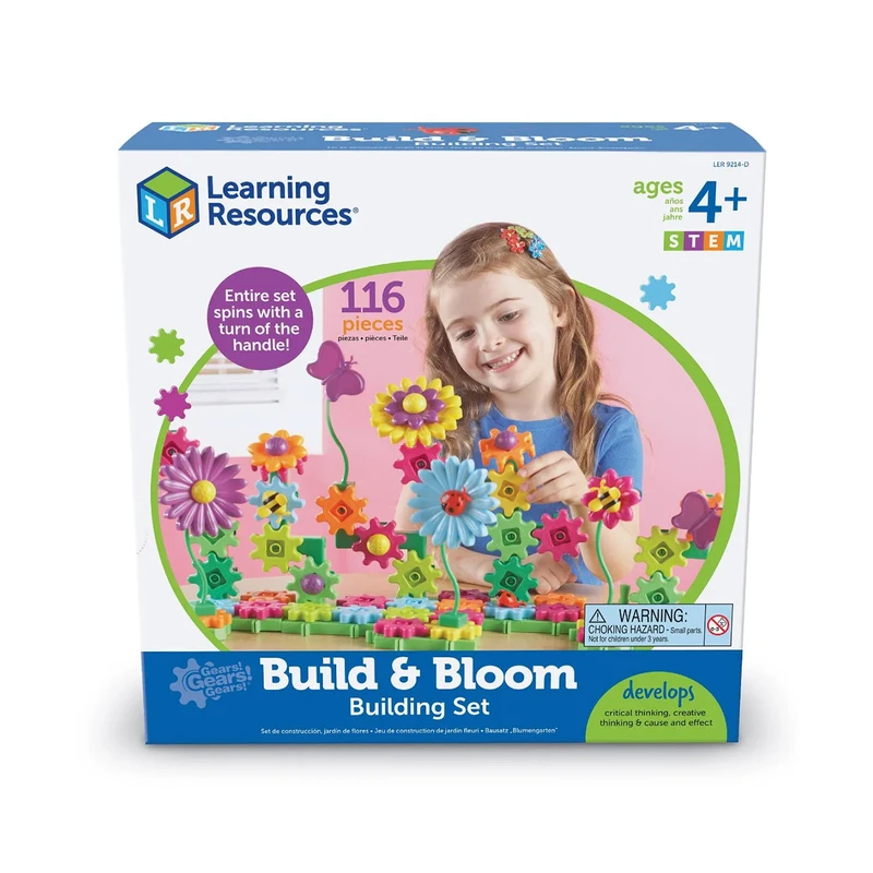 Конструктор с цветя Learning Resources, 116 броя