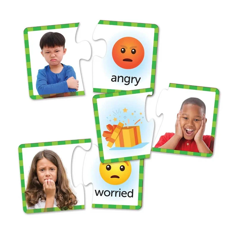 Карти Learning Resources, тип пъзел, чувства и емоции