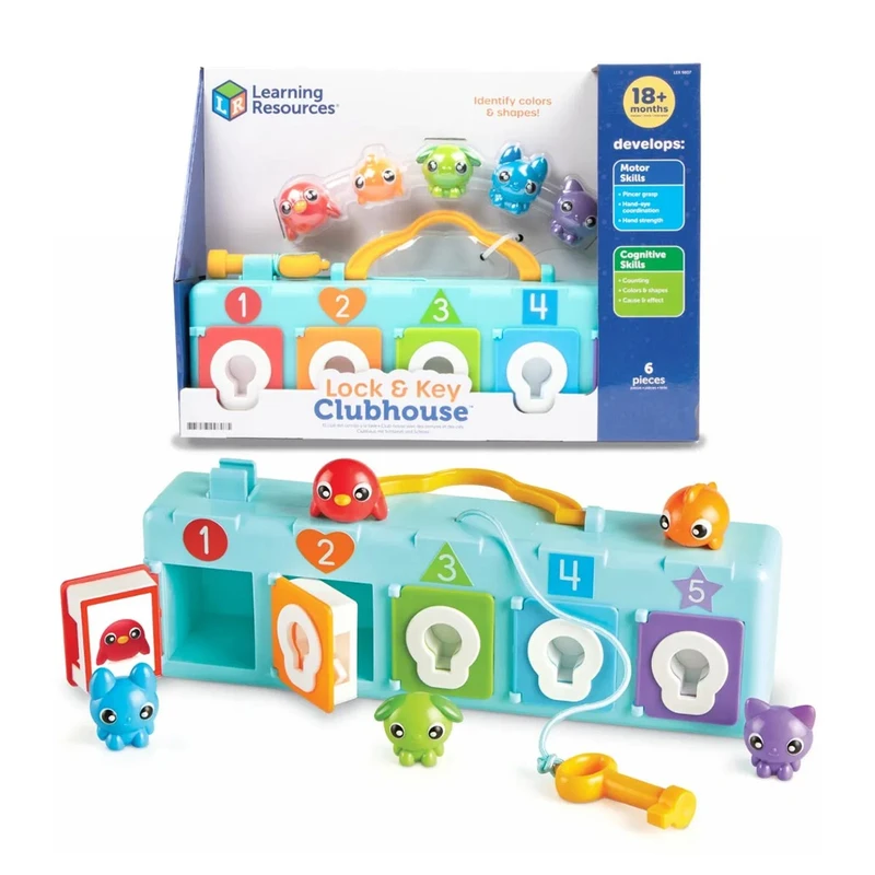 Къщичка с ключалки и ключ Learning Resources