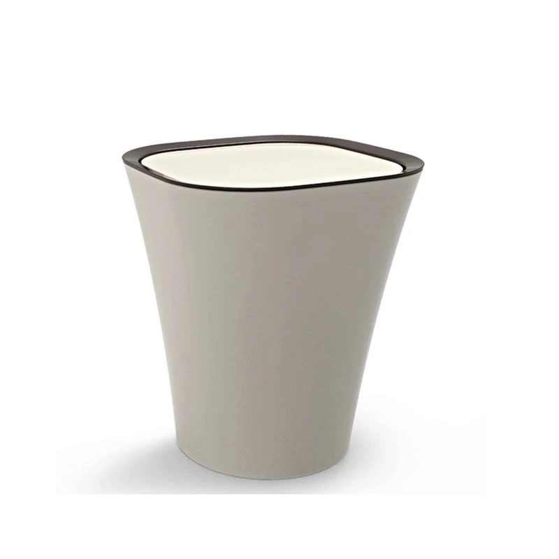 Planet Кош за отпадъци Papillon, пластмасов, 9 L, сив