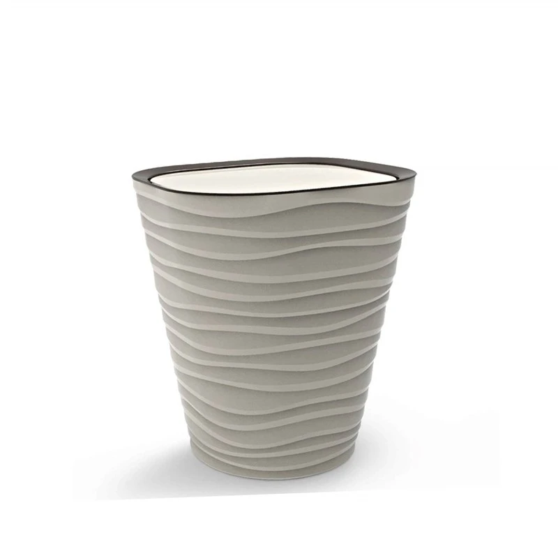 Planet Кош за отпадъци Welle, пластмасов, 9 L, сив