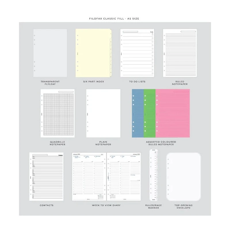 Filofax Органайзер Saffiano, A5, Розово злато