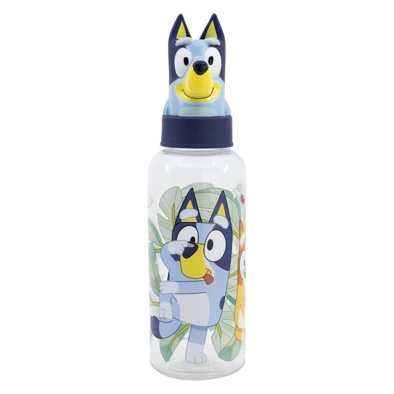 Бутилка Bluey 3D, 560 ml, Многоцветен