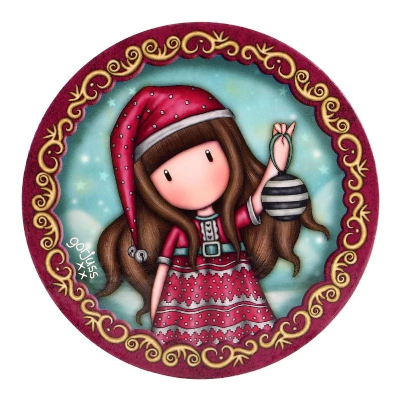 Комплект чаша с подложка Santoro Gorjuss Merry and Bright - Tis The Season