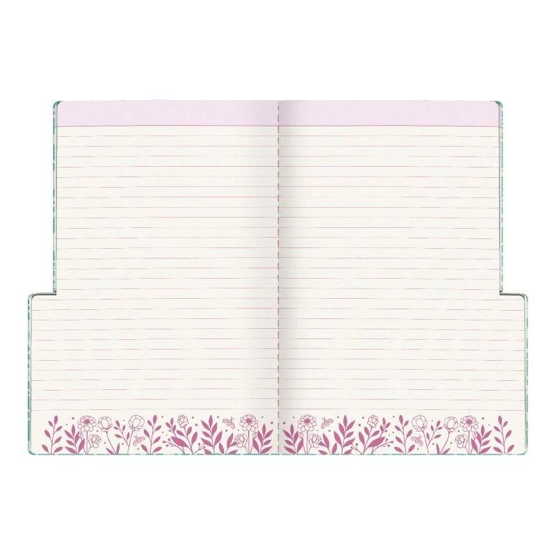 Комплект от 2 тетрадки с широки редове Santoro Gorjuss In The Forest - Little Mushroom / Woodland Wildflower