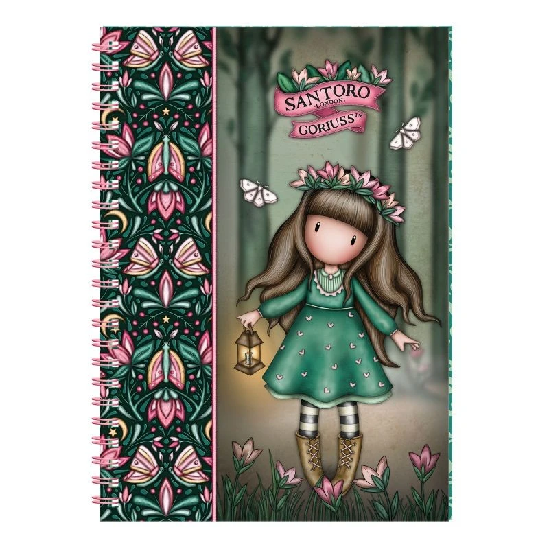 Тефтер с 2 книгоразделителя Santoro Gorjuss In The Forest - Woodland Wildflower