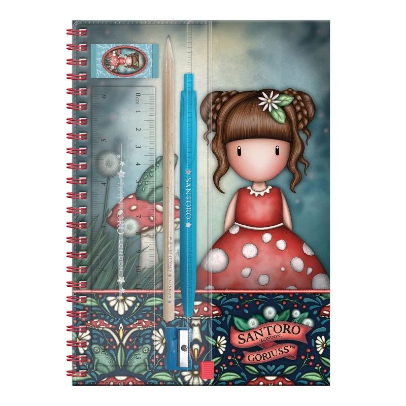 Комплект с ученически пособия Santoro Gorjuss In The Forest - Little Mushroom