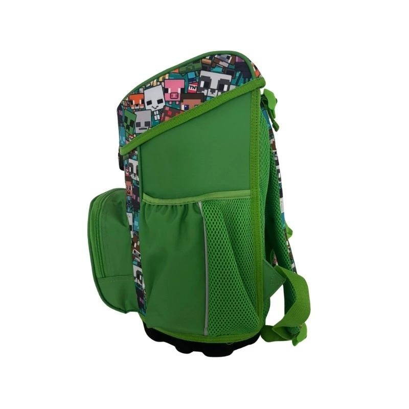 Комплект Ученическа раница Minecraft Ergonomic от 3 части с несесер и спортна торба