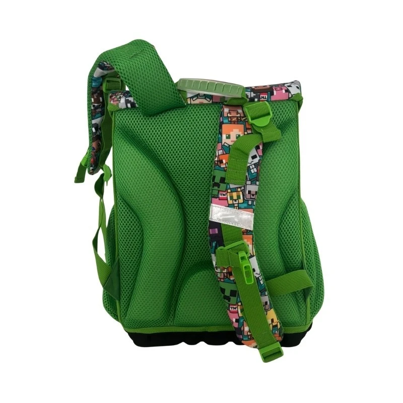 Комплект Ученическа раница Minecraft Ergonomic от 3 части с несесер и спортна торба