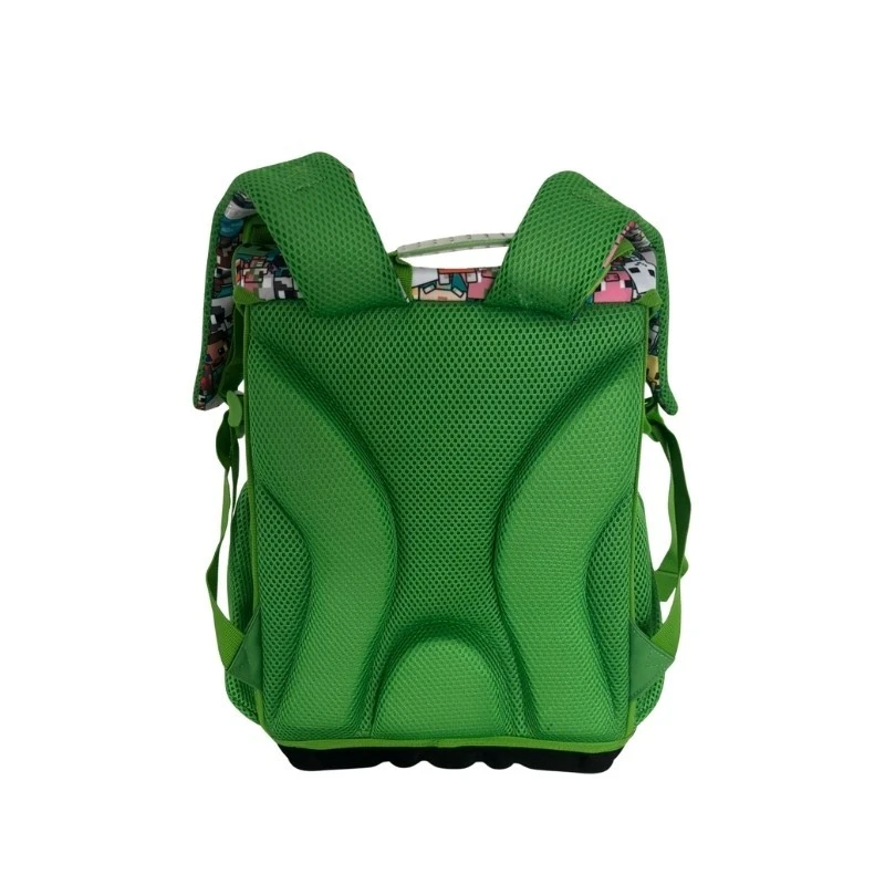 Комплект Ученическа раница Minecraft Ergonomic от 3 части с несесер и спортна торба