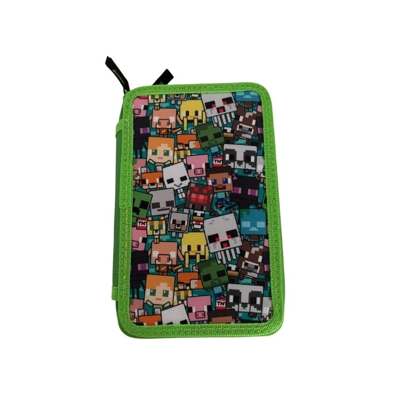 Комплект Ученическа раница Minecraft Ergonomic от 3 части с несесер и спортна торба