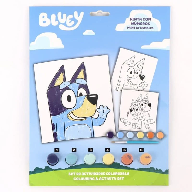 Комплект оцветяване по номера Bluey Cerda