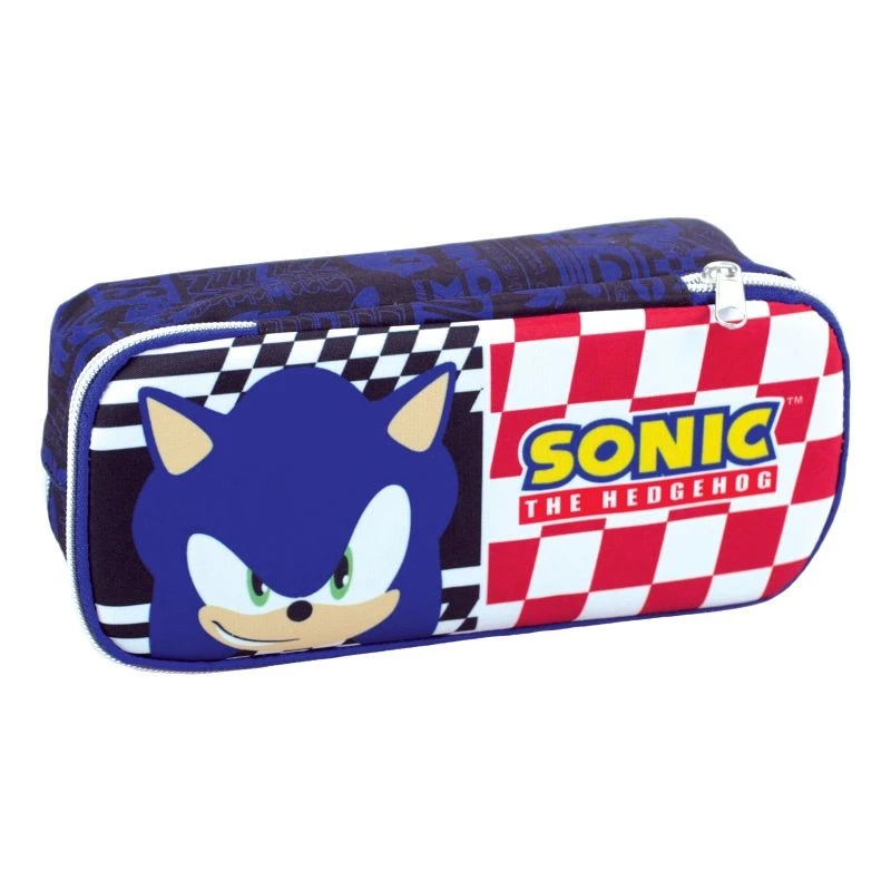 Ученически овален несесер Sonic Let's go