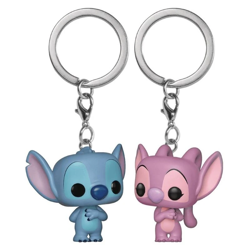 Сет от 2 бр ключодържатели Stitch & Angel