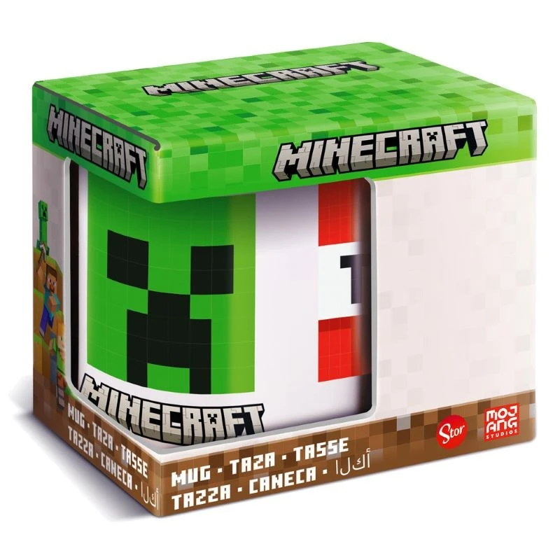 Керамична чаша Minecraft TNT, 325 ml, Многоцветен